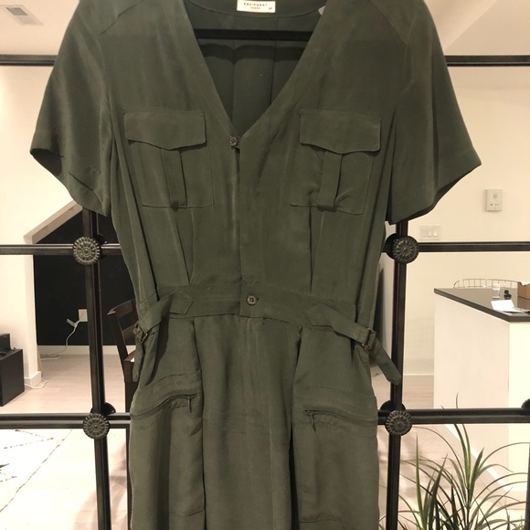 Silk Equipment Dress - Picture 3 of 5